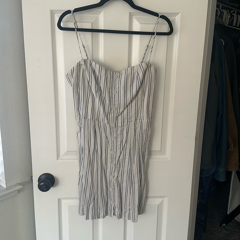 Grey and Blue Dress